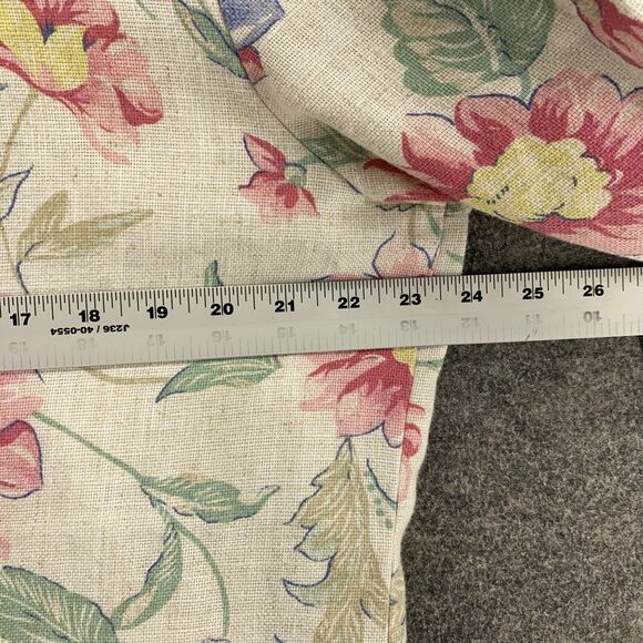 Inception Blazer Women L Large White Floral Collared Long Sleeve One Button - Picture 4 of 6